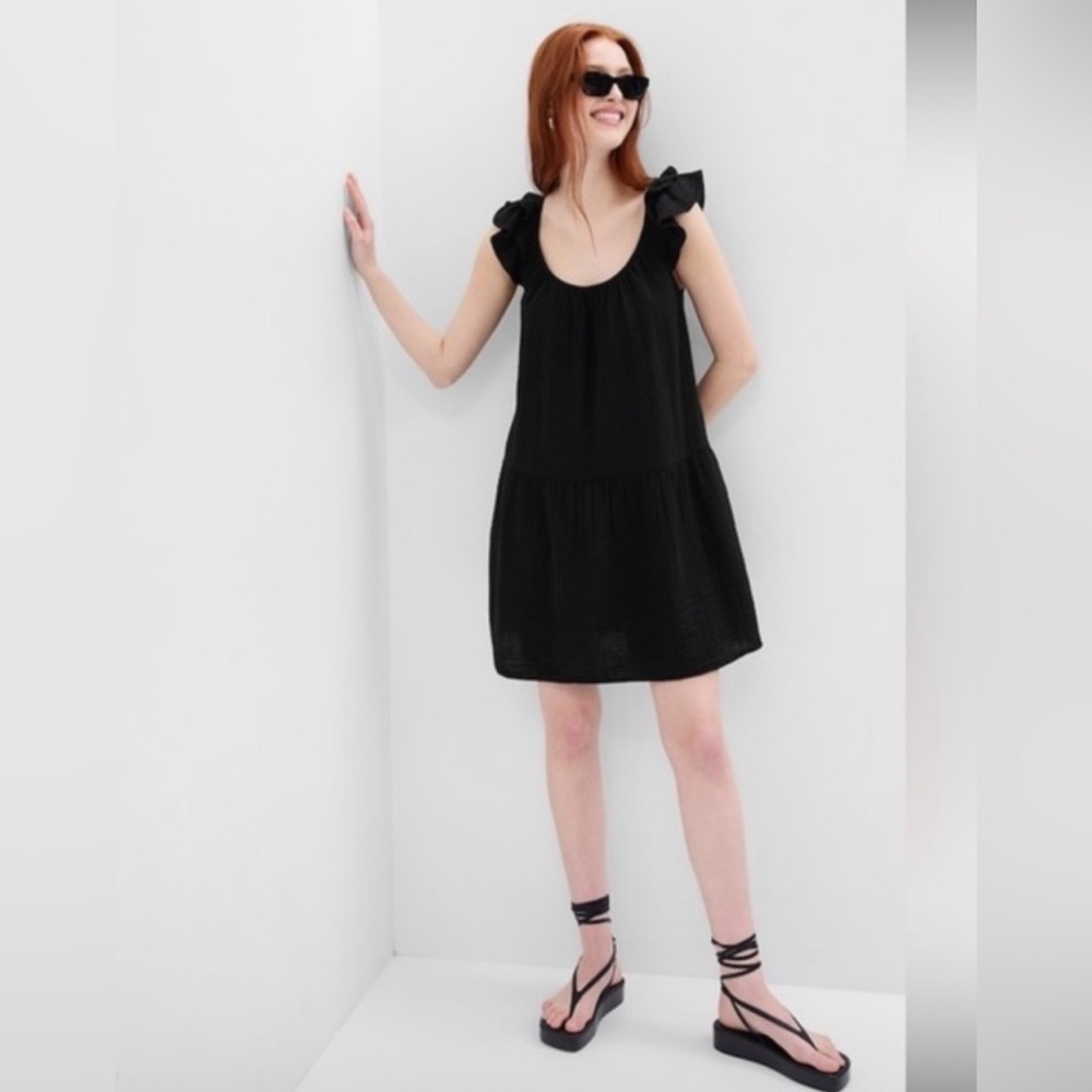 Gap Crinkle Gauze riffle Mini Dress